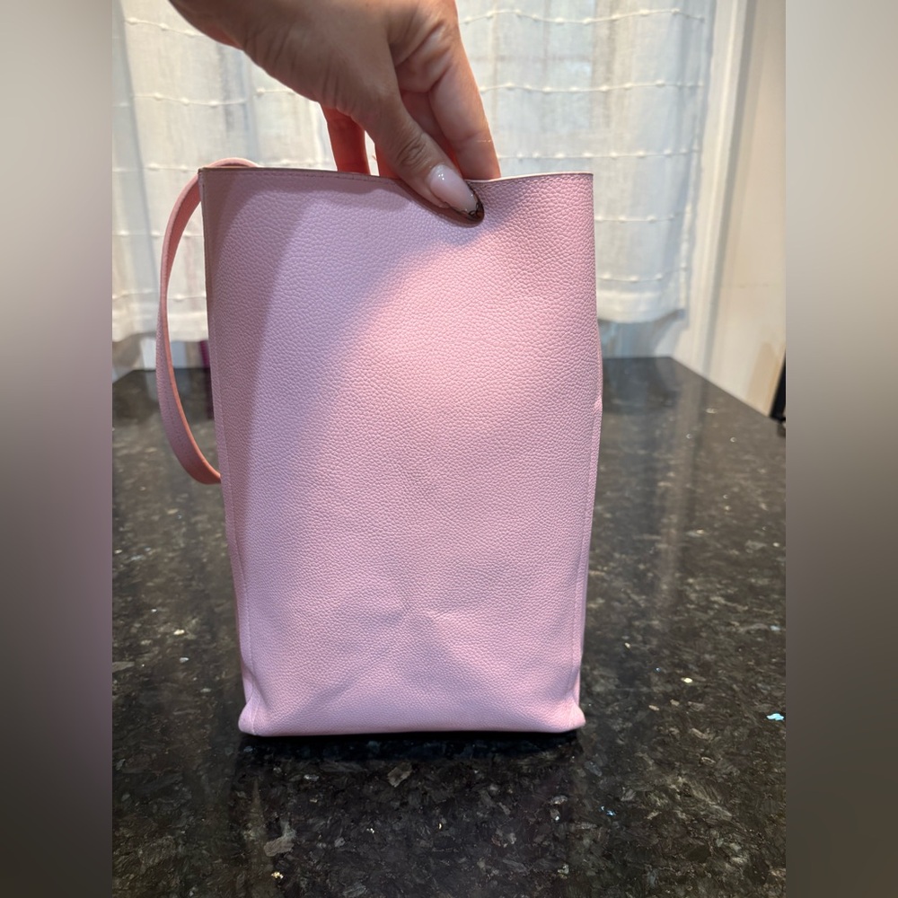 Tommy Bahama extra large pebbled reversible Floral Pink Tote Bag - Picture 8 of 16
